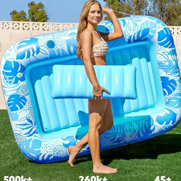Inflatable Tanning Pool Floating Bed
