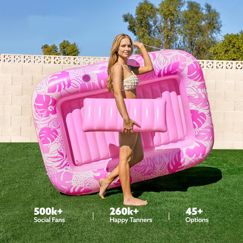 Inflatable Tanning Pool Floating Bed